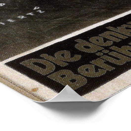  Aken Duitsland reisposter Poster (Hoek)