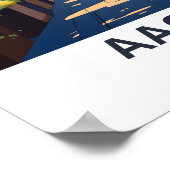 Aken Duitsland Travel Print (Hoek)