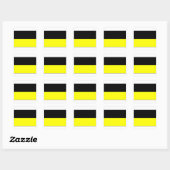 Aken, Duitsland Vlag Vierkante Sticker (Vel)
