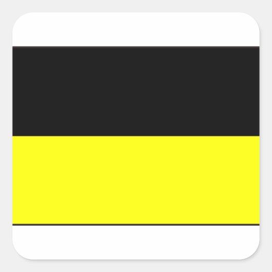 Aken, Duitsland Vlag Vierkante Sticker (Voorkant)