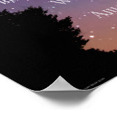 Aken en Midewigaan Ojibwe constellation poster (Hoek)