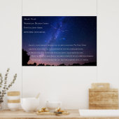 Aken en Midewigaan Ojibwe constellation poster (Keuken)