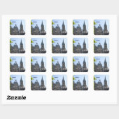 Aken Vierkante Sticker (Vel)