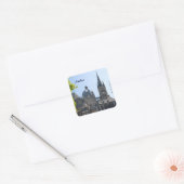 Aken Vierkante Sticker (Envelop)