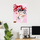 Akeno en Rias High School DxD Poster (Thuiskantoor)