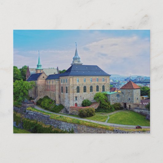 Akershus Castle in Olso, Noorwegen Briefkaart (Voorkant)