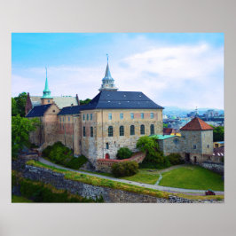 Akershus Fortress in Oslo, Noorwegen Poster