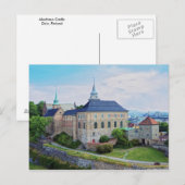 Akershus Kasteel in Oslo, Noorwegen Briefkaart (Voorkant / Achterkant)