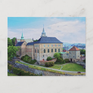 Akershus Kasteel in Oslo, Noorwegen Briefkaart