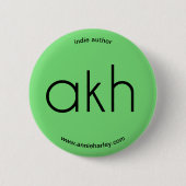 akh Logo Ronde Button 5,7 Cm (Voorkant)