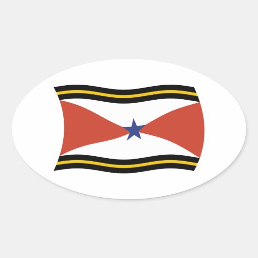 Akha People Flag Sticker (Voorkant)