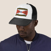 Akha Volk Vlag Hoed Trucker Pet (In situ)