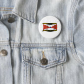 Akha Volk Vlag Knop Ronde Button 5,7 Cm (In situ)