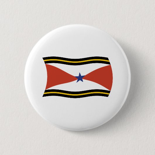 Akha Volk Vlag Knop Ronde Button 5,7 Cm (Voorkant)