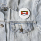 Akha Volk Vlag Knop Ronde Button 5,7 Cm (In situ)