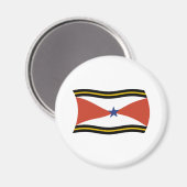 Akha Volk Vlag Magneet (Voorkant / Achterkant)