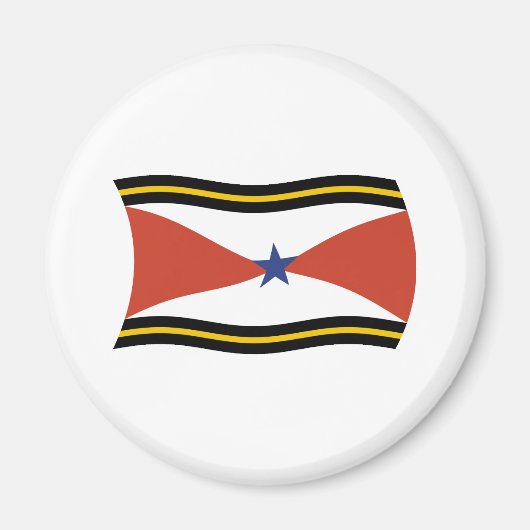 Akha Volk Vlag Magneet (Voorkant)