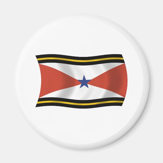 Akha Volk Vlag Magneet (Voorkant)