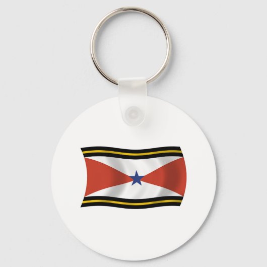 Akha Volk Vlag Sleutelhanger (Voorkant)