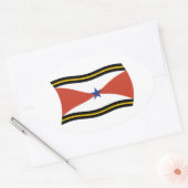 Akha Volk Vlag Sticker (Envelop)