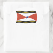Akha Volk Vlag Sticker (Tas)
