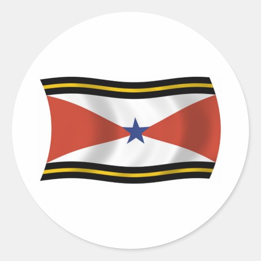 Akha Volk Vlag Sticker (Voorkant)