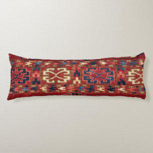 Akhal Oasis Red Band Blue Star Medallion  Lichaamskussen