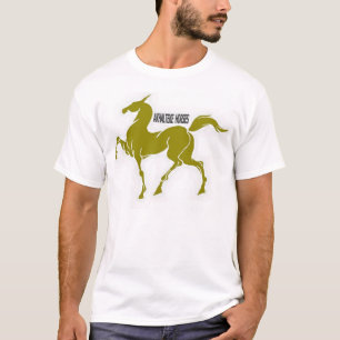 Akhal teke paard van de goudpaardruitsport t-shirt