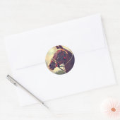 Akhal Teke Ronde Sticker (Envelop)