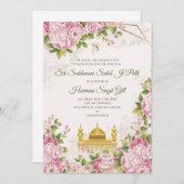 Akhand Path Digital or Sukhmani path invitation Kaart (Voorkant / Achterkant)