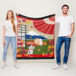 AKI Chow Fleece deken