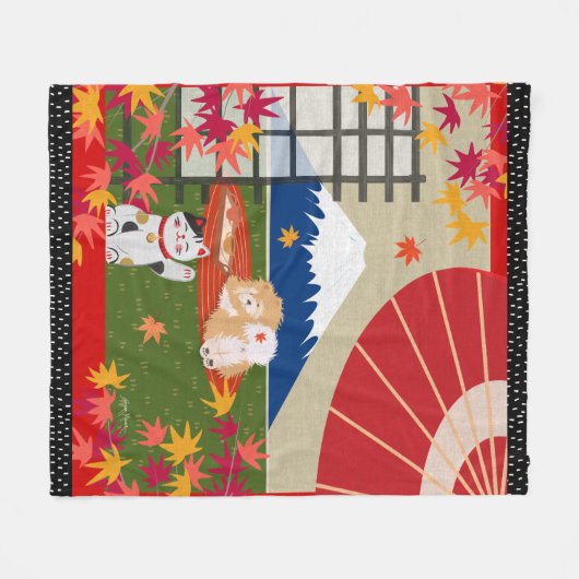 AKI Chow Fleece deken (Voorkant (Horizontaal))