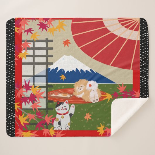 AKI Chow Sherpa Blanket Sherpa Deken (Voorkant (horizontaal))