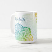 Aki Mandala 15 oz. Persoonlijke mok (Voorkant links)