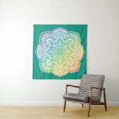 Aki Mandala Tapestry Wandkleed (In situ)