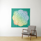Aki Mandala Wandtapijt Wandkleed (In Situ (horizontaal))