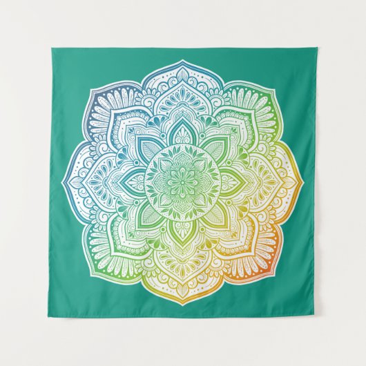 Aki Mandala Wandtapijt Wandkleed (Voorkant)