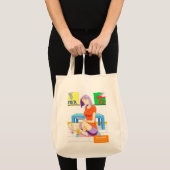 Akiko op Canvas tas thuis (Voorkant (product))