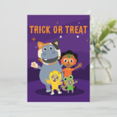 Akili en ik Baby showers servetten Kaart (Staand voorkant)