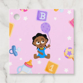 Akili en Me Baby shower geven de voorkeur aan Labe Bedankjes Labels