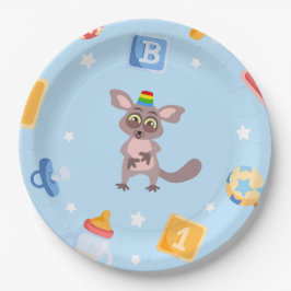 Akili en Me Baby shower Papieren Borden Bordje