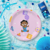 Akili en Me Baby shower Papieren Borden Papieren Bordje (Feest)