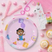 Akili en Me Baby shower Papieren Borden Papieren Bordje (Feest)