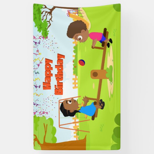 Akili en Me Vinyl Banner (Verticaal)