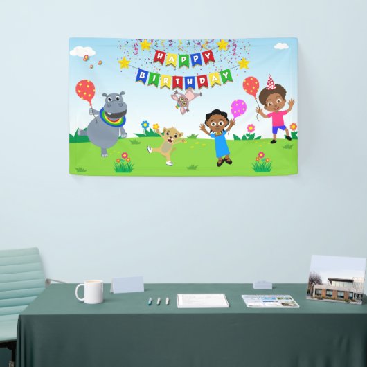 Akili en Me Vinyl Banner (Beurs)