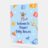 Akili en mij Baby shower Acryl Bord (Hoek)