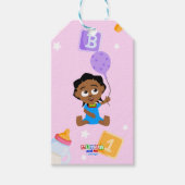 Akili en mij Baby shower Cadeaulabel (Voorkant)