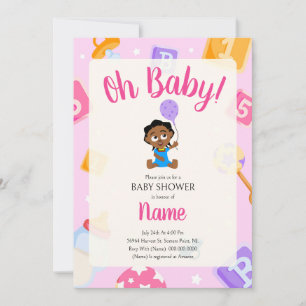 Akili en mij Baby shower Kaart