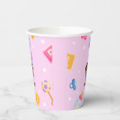 Akili en vrienden Baby shower Paper Cup Papieren Bekers (Links)