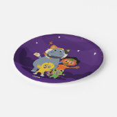 Akili en vrienden Halloween Papier Borden Papieren Bordje (Gekanteld)